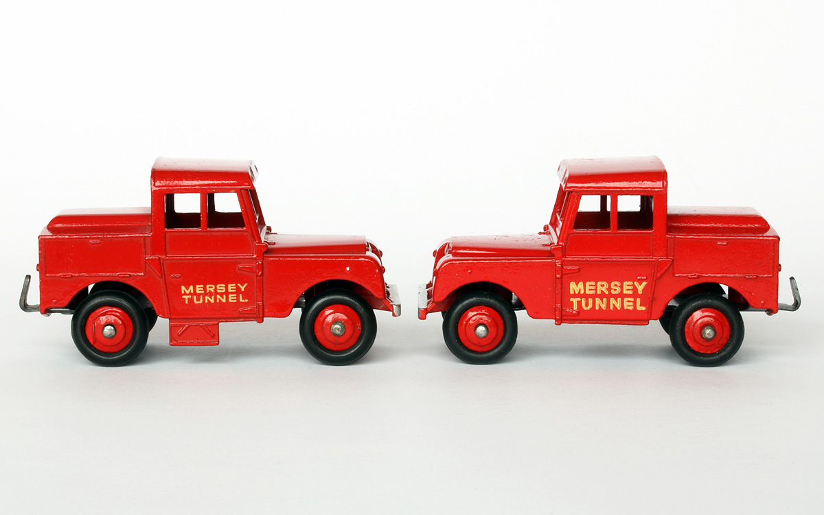 DINKY 255 MERSEY TUNNEL POLICE LAND ROVER TRANSFERS/DECALS