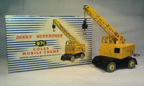Coles Mobile Crane Reproduction Box by DRRB 571 Dinky #971 