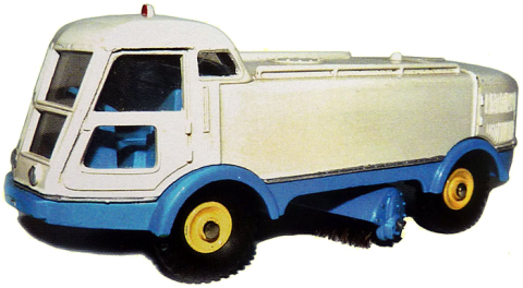 Dinky toys France, balayeuse, arroseuse LMV, ref 596, superbe etat en boîte d'origine - Collection